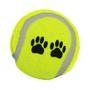 Imagem de 12 Mordedores Para Cachorro Tipo Bolinha De Tênis Amarela Para Pets