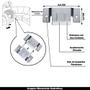 Imagem de 12 Pares de Conector de Encaixe para Móveis Sofá Cabeceira Painel Zincado G59