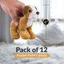 Imagem de 12 Pelúcias de Cachorro Bedwina Plush Puppy - 15cm