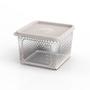 Imagem de 12 Pote Para Alimentos Transparente Prisma 850ml Com Tampa
