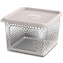 Imagem de 12 Pote Para Alimentos Transparente Prisma 850ml Com Tampa