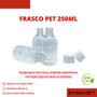 Imagem de 12 Potes PET 250ml Transparente C Tampa Rosca e Lacre Branca