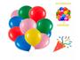 Imagem de 12 Unidades Balão Bexiga Liso Redondo Número 16 Polegadas Pic Pic - Balões Bexigas Várias Cores Para Festas e Comemorações