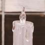 Imagem de 12 Velas Led Eletrônica Decorativa Acrilico Transparente Luz
