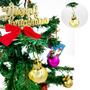 Imagem de 120 Pacote de Enfeite de Natal Ganchos de Ouro, Enfeite de Natal Cabides de Arame Metálico Ganchos Em Forma de S-Shape para Decoração de Bolas de Festa da Árvore de Natal