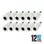 Imagem de 12x Rolo Filme Plástico Stretch 10cm x 120m Com Cabo Aplicador Giratório