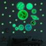Imagem de 130pçs Adesivos Fosforescentes Brilham no Escuro Planetas, Sistema Solar, Estrelas - Decoração Quarto Infantil