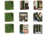 Imagem de 14 Painéis Rico em Folhas Artificiais Sensação Natureza Aparência Real Decorações de Paredes Verdes