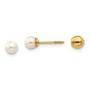 Imagem de 14k Madi K Reversível 3.75-4mm FW Cultivado Pearl & Gold Bead