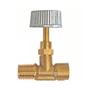 Imagem de 15 un reg lat 1/4 npt(e) x 1/8 bsp(i) manopla metal