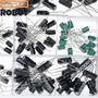 Imagem de 15 Valores 200pcs Kit De Sortimento De Capacitores Eletrolíticos 0,1uF-220uF Conjunto De Capacitores