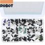 Imagem de 15 Valores 200pcs Kit De Sortimento De Capacitores Eletrolíticos 0,1uF-220uF Conjunto De Capacitores