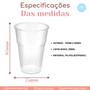 Imagem de 150 Copos De Festa Tranparente Super Resistente - 200ml