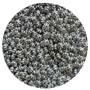 Imagem de 150 pçs entremeios formato pitanga gorduchinha 6mm prata p/ bijuterias, colares e artesanatos em geral