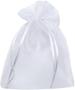 Imagem de 150 Saquiho de organza  17x23 com fita cetim branco