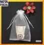Imagem de 150 Saquiho de organza  17x23 com fita cetim branco