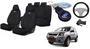 Imagem de 150Kit Tecido EcoSport 2003-2006: Volante + Chaveiro Ford