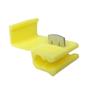 Imagem de 150x Conector Derivação Perfurante Amarelo Para Emenda Cabo 2,5 a 6,0mm Fiação Instalação Elétrica Fio Rígido Flexível