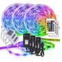 Imagem de 15M Fita Led Colorida 5050 Rgb 16 Cores + Fonte + Controle