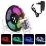 Imagem de 15M Fita Led Colorida 5050 Rgb 16 Cores + Fonte + Controle
