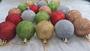 Imagem de 16 Bolas Brilhantes Arvore de Natal Gritter 4,8cm Linha Luxo