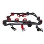 Imagem de 16 - Suporte para bike Transbike para 3 bicicletas POP Preto tira Vermelha Sedan Hatch MTB Speed