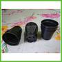 Imagem de 160 Mini Vaso Tamanho 06 Preto para Cactos e Suculentas