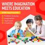 Imagem de 163 Peças STEM Toys Kit, Construção educacional De Construção Blocos De Aprendizagem Conjunto de Aprendizagem para Idades 3 4 5 6 7 8 9 10 Anos Meninos e Meninas por Brickyard, Melhor Brinquedo Kids, Jogos Criativos e Atividade Divertida