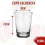 Imagem de 18 Copo de Vidro Caldereta 350ML Nadir Cerveja Drinks Bar Amigos