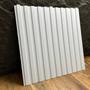 Imagem de 18 Placas 3d Pvc Painel Ripado Parede Revestimento 50 X 50cm Lavável Durável Faixada Moldura Impermeável Fácil Instalação Kit 4,5m²