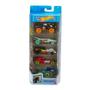 Imagem de 1806 Hot Wheels Pacote com 5 Carros Escala 1:64 Sortimento
