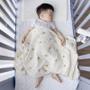 Imagem de 1PC 120 * 120cm Double Gauze Children's Blanket, Baby Quilt,