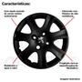 Imagem de 1X Calota Peugeot 206 207 Aro 14 Preto Com Emb Boton 867Cb