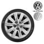 Imagem de 1X Calota Vw Fox Polo 2003 A 2015 Aro 14 Com Emblema 049Cb