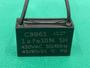 Imagem de 1x Capacitor Partida 1uf/450v Fio 36x12x23mm Cbb61