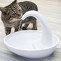 Imagem de 2.34L Automatic Pet Cat Water Dispenser Swan Shape Flow Ajustável Cat Dog Drinking Water Fountain Drinker Feeder Bowl Suprimentos de alimentação e rega de gatos