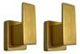 Imagem de 2 Acabamento Quadrado Gold Dourado Registro Docol Deca Metal
