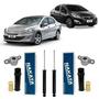 Imagem de 2 Amortecedor + Kit Traseiro Peugeot 408 2012 2013 2014 2015