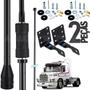 Imagem de 2 Antena Px Prolongador Mini Argentina Black 200w 1,08m Suporte Capô Scania 112 113h Parafusos