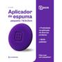 Imagem de 2 Aplicador Espuma Zacs + 2 Pano Flanela Toalha Microfibra