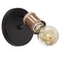 Imagem de 2 Arandelas Articulada Nordic Spot Preto/Cobre + Lamp. A60