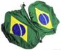 Imagem de 2 Bandeiras Brasil Retrovisor Carro Copa Mundo Com Elastico