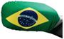Imagem de 2 Bandeiras Brasil Retrovisor Carro Copa Mundo Com Elastico