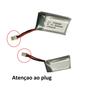 Imagem de 2 bateria 3.7v 300mAh para drone h56 t2g, quadricóptero rc,