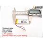 Imagem de 2 Baterias Intercomunicador 3,7v 420mah  4mm X 22mm X 48mm