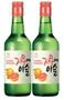 Imagem de 2 bebida coreana soju chum churum toranja 360ml jinro plum