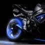 Imagem de 2 Bicos Pinos Led Azul Bike Carro Moto Roda Bicicleta