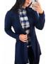 Imagem de 2 Blazer Max Comprido Longo Neoprene Sobretudo Moda Feminino