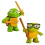 Imagem de 2 Bonecos Turtle Tots Leo e Donnie  - As Tartarugas Ninja
