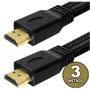 Imagem de 2 Cabos HDMI TV Vídeo Game Computador Full HD 3Mts It Blue